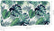vidaXL - Palletkussen - bladpatroon - 80x40x12 - cm - stof