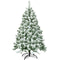 Coast Nepkerstboom - 135 cm - 400 Takken - Besneeuwd PVC/Metaal