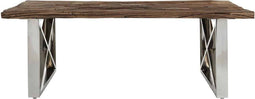 Richmond Salontafel Kensington 130x80 x-leg (Silver)