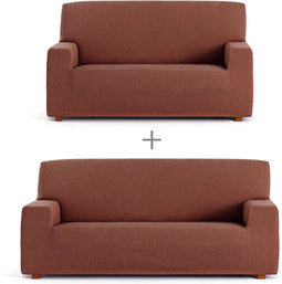 Sofa hoes set Eysa TROYA Oranje 70 x 110 x 210 cm 2 Onderdelen