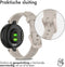 iMoshion Bandje Geschikt voor Garmin Lily - iMoshion Siliconen band gekleurde gesp met installatiehulp - Beige