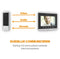Extel 720324 Complete set voor Video-deurintercom WiFi Grijs, Zwart