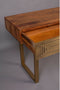 Dutchbone Volan Consoletafel/ Wandtafel Goud