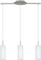 Eglo Troy 3 - Hanglamp - 3 Lichts - Nikkel-Mat/Wit Gelakt - IP65 (1 stuk)