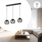EGLO Almanzora - Hanglamp - E27 - 90 cm - Zwart/Koper