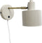 Dyberg Larsen Ocean - Wandlamp - Retro design - Beige/Brass