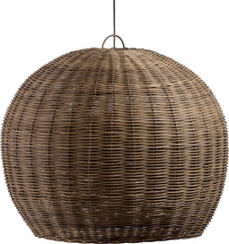 WOOOD Exclusive Mooze Hanglamp - Rotan - Naturel - 100x120x120