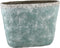 PTMD Charon ruw cemente blauwe pot ovaal maat in cm: 54 x 22 x 41 - -