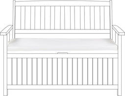 SOVANA - Tuinkussen - Wit - Polyester