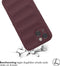 iMoshion Hoesje Geschikt voor iPhone 13 Hoesje Siliconen - iMoshion EasyGrip Backcover - Aubergine