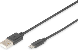 Assmann AK-300127-010-S - USB 2.0 kabel - 1 m - Zwart