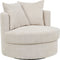 DALBY - Fauteuil - Lichtbeige - Stof
