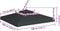 vidaXL - Vervangend - tentdoek - prieel - 310 - g/m² - 3x3 - m - donkergrijs