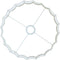Light & Living Cilinder lampenkap Disli - Wit - Ø35cm - Modern