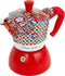 Bialetti Moka Induction Dolce&Gabbana Moka Express 0,19 l Blauw, Rood, Wit