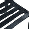 vidaXL - Tuinbank - 120 - cm - staal - zwart