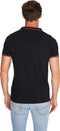 Mario Russo Polo shirt Edward - Polo Shirt Heren - Poloshirts heren - Katoen - Zwart