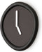 Ronde Klok Zwart / Round Clock Black - Design klok Werkwaardig