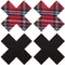 Peekaboo Nipple Cover Pasties PEEKABOO PASTIES SCHOOLGIRL X Rood