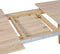 HAGA - Uitschuifbare eettafel - Lichthout - 90 x 180/210 cm - MDF