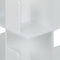 Draaibare boekenkast - 4 etages - 125,5 x 39 x 39 cm - wit
