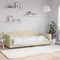 vidaXL - Slaapbank - 90x200 - cm - stof - crèmekleurig