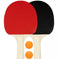 Avento Team Up - Tafeltennisset - 2 batjes en 2 ballen - Zwart/Rood (2 stuks)