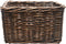 New Looxs Brisbane Large - Rotan Fietsmand - Handgemaakt - Voorop - 39 liter - Bruin