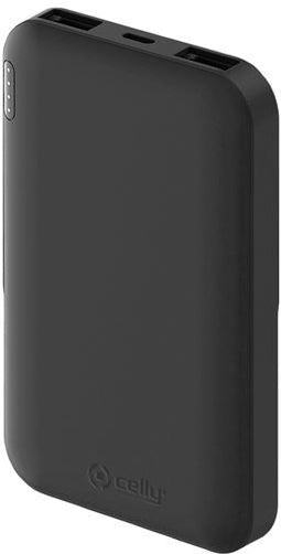 Celly PBE5000 - Powerbank 5000mAh - 2 USB poorten - Zwart