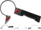 Witbaard Diadeem Mes Grijs/rood/zwart