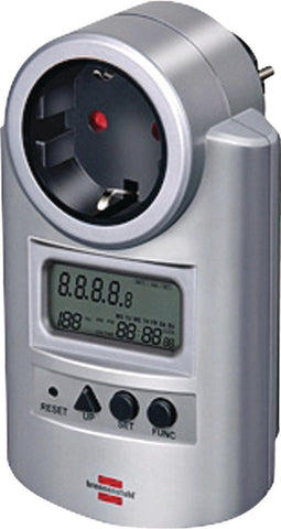 Brennenstuhl PM 231 E - Energiekostenmeter - 2 elektriciteitstarieven - Kinderbeveiliging