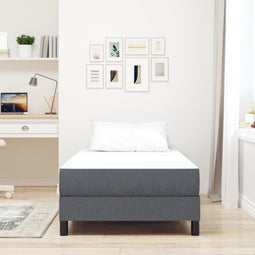 vidaXL - Pocketveringmatras - - - Donkergrijs, - Medium, - 100x200x20 - cm