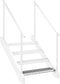 vidaXL - Traptrede - rooster - 80x24x7 - cm - gegalvaniseerd - staal