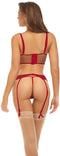 Ondergoed Set Bombshell Boudoir Rood (S)