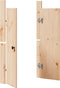 vidaXL - Buitenkeuken - Deuren - 50x9x82 - cm - Massief - Grenen - Hout