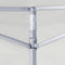 vidaXL - Partytent - met - 2 - zijwanden - inklapbaar - 2x2 - m - staal - wit