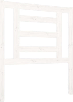 vidaXL - Hoofdbord - 81x4x100 - cm - massief - grenenhout - wit