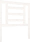 vidaXL - Hoofdbord - 81x4x100 - cm - massief - grenenhout - wit