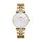 Cluse Triomphe - Horloge - Staal - Wit Parels - Goudkleur