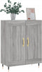 vidaXL - Dressoir - 69,5x34x90 - cm - bewerkt - hout - grijs - sonoma - eikenkleurig