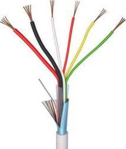 ELAN 70I142 Alarmkabel LiYY 4 x 0.22 mm² + 2 x 0.50 mm² Wit 20 m