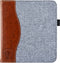Hoesje Geschikt voor Tolino Vision 6 Sleepcover Jeans Style Hoes Grijs