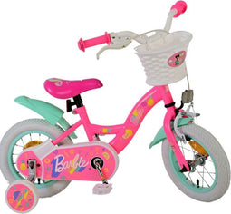 Barbie Kinderfiets - 12 inch - Handrem - Roze
