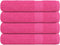 vidaXL - Handdoeken - 4 - st - 100x200 - cm - 360 - g/m² - 100% - katoen - roze