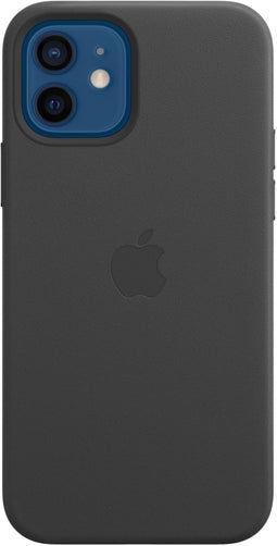 Apple iPhone 12/12 Pro - Le Case - Leren hoesje met MagSafe - Zwart