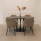 Kick Jari - Eettafel ovaal - Stijlvol design - Zwart