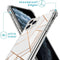 iMoshion iPhone 11 Pro Max - Hoesje met Koord - Verstelbaar Koord - Wit Meerkleurig Goud