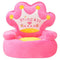 vidaXL - Kinderstoel - prinses - pluche - roze