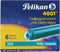 Pelikan 4001 - Korte Inktpatronen - Turquoise
