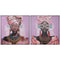 Schilderij Home ESPRIT Mauve Modern Afrikaanse 102 x 4,5 x 102 cm (2 Stuks)